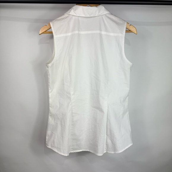 Worthington Woman's Stretch Sleeveless Button Up Blouse Size S - Picture 5 of 5